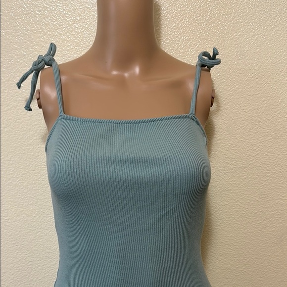 Wild fable- Elegant Blue Sleeveless Dress - Picture 2 of 8